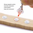 thumbnail image 4 of Nail Display Stand, Wooden Base Manicure Tool Wave Edge Nail Stand 10pcs Stands  for Home DIY, 4 of 7