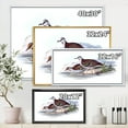 thumbnail image 4 of Designart 'Ancient Australian Birds IX' Traditional Framed Canvas Wall Art Print, 4 of 5