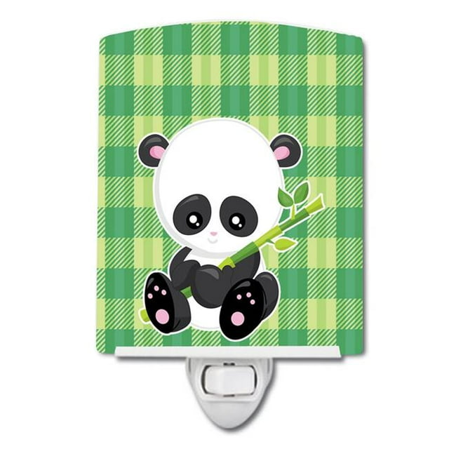 Carolines Treasures BB6801CNL Panda Lucky Bamboo Ceramic Night Light