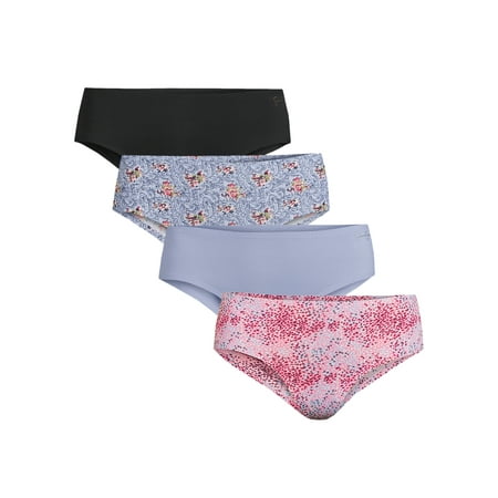 Jessica Simpson Women's Micro Bonded Hipster Panties, 5-Pack
