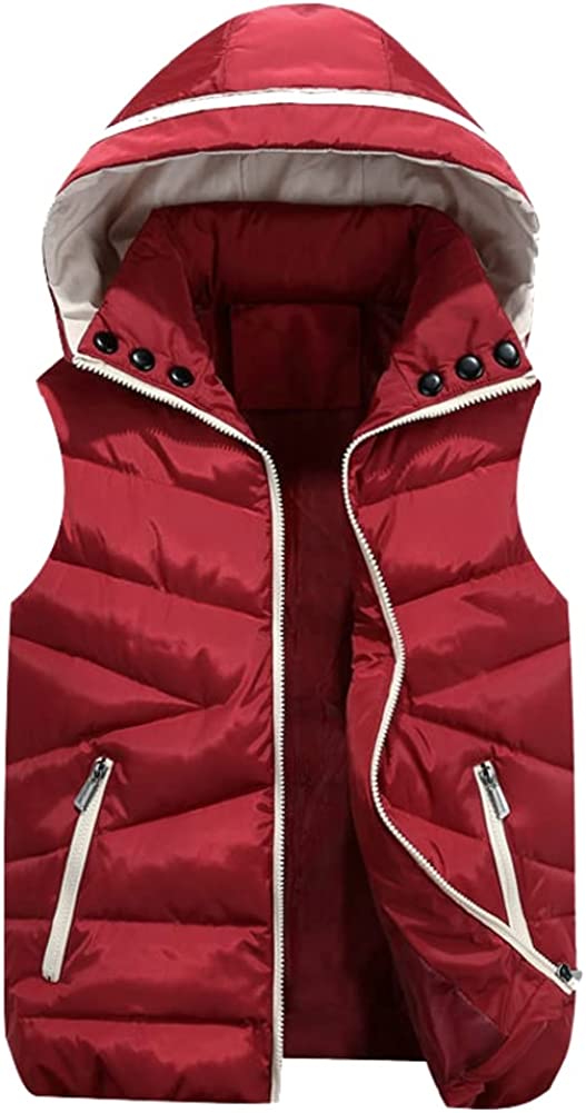 DabuLiu Women Quilted Vest Shiny Down Vest Plus Size Winter Vest Down