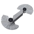 thumbnail image 1 of Calibre de paso de rosca, calibre de paso de rosca, calibre de tornillo de acero inoxidable plateado, medida de rosca métrica, durabilidad extendida, 1 of 12