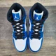 thumbnail image 4 of N I-K-E A i r-Jor-dan 1 Mid TD Football Cleats Game Royal Blue Mens SZ 8.5 FJ6805-104, 4 of 6