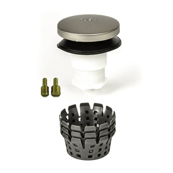 Toe Touch (Tip Toe, Foot Actuated) Bath Tub/Bathtub Drain Stopper includes 3/8" and 5/16" Fittings