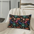 thumbnail image 5 of Picia Animals Under Water Pattern Plush Pillow Case – Soft and Cozy Cushion Cover, Hypoallergenic Throw Pillow Case for Home Decor-16"x24", 5 of 6