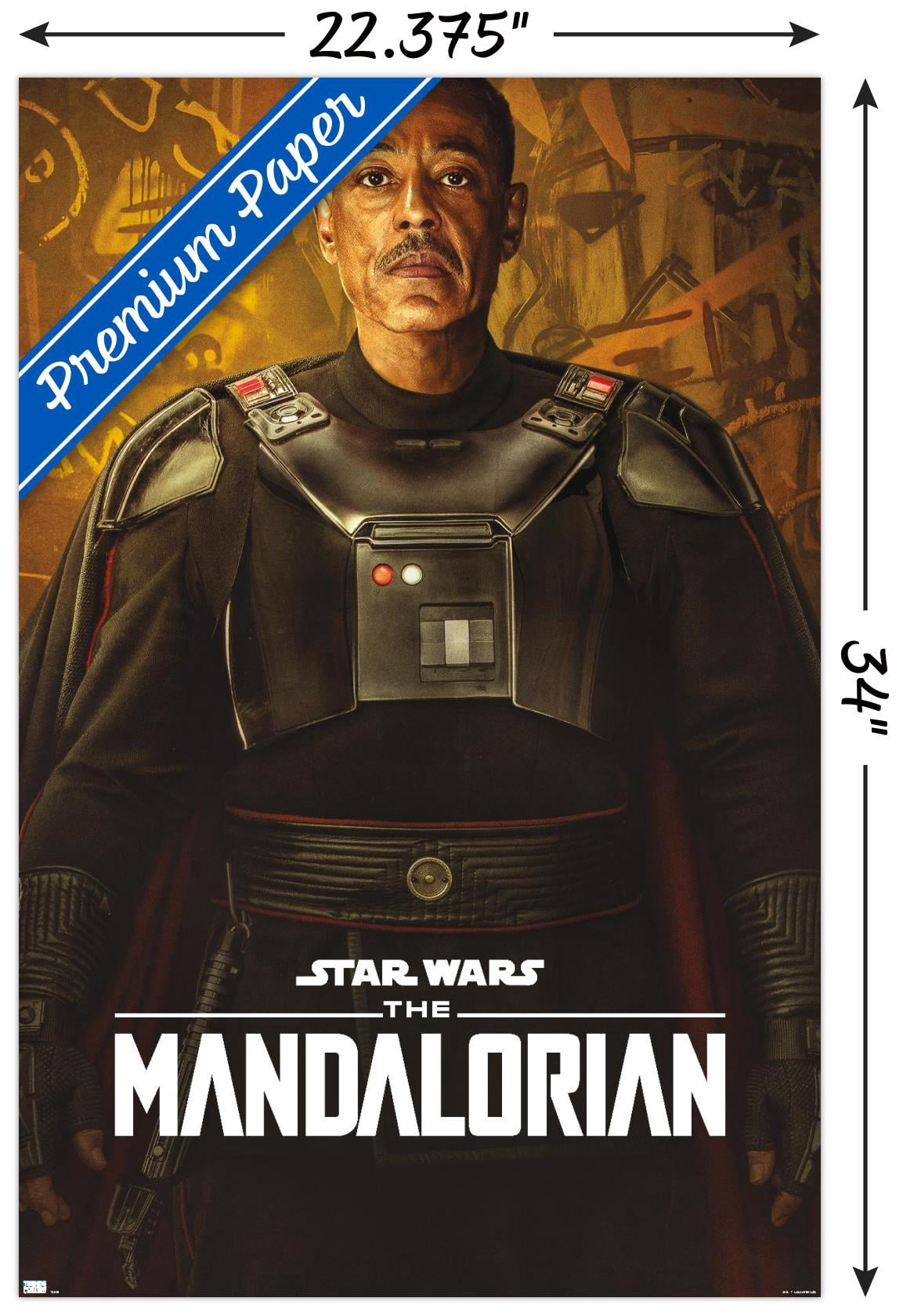 Star Wars: The Mandalorian Season 2 - Moff Gideon Wall Poster, 22.375" x 34"