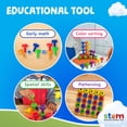 thumbnail image 3 of Peg Board Skoolzy Toddler de 34 piezas con cordón y bolsa de 2 a 4 años, 3 of 8