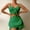 Green, variant on Women's Summer Leisure Beach Solid Color Wrap Skirt Three Piece Swimsuit Swimsuits for Older Women with Sleeves Short Sleeve Swimsuit Women Bikini plus Size Swim Suits Swimsuits for Women with Shorts