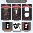 thumbnail image 3 of Yayeee Toggle Light Switch Wall Plate 1-Gang 4.5"x2.7" Home Decorative Outlet Cover, UFO with Hearts Pattern, 3 of 7