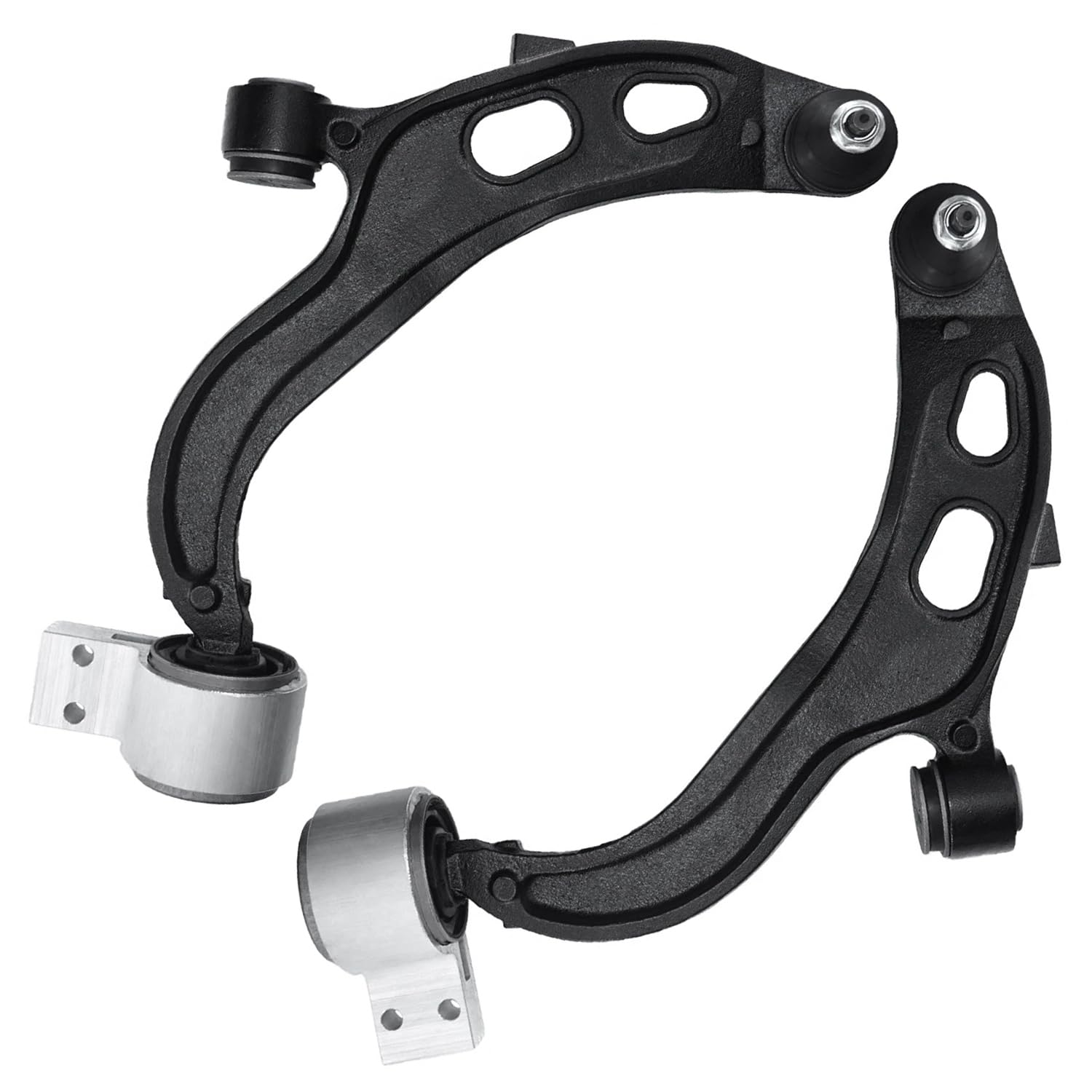 Detroit Axle - 10pc Front End Suspension Kit for 2013-2015 Ford Flex Taurus Lincoln MKT, 2013 MKS, 2 Lower Control Arm w/Ball Joints 4 Tie Rods 2 Sway Bars 2 Boots Replacement
