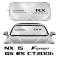 thumbnail image 2 of For NX-Car Windshield Sun Shade Cover Automobiles Accessories Anti UV Sun Parasol For Lexus RX NX F Sport CT200h LS IS ES UX LX GS GX, 2 of 7