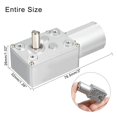 thumbnail image 2 of Motor de engranaje de turbina de alto par de 6mm con engranaje worm DC 24V 30RPM de Unique Bargains, 2 of 7