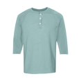 thumbnail image 7 of Mens 3/4 Sleeve Henley Shirts 3-Button Moisture Wicking Tee Solid Color Soft Basic Casual Tshirt, 7 of 7