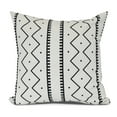 thumbnail image 2 of Simply Daisy, Mudcloth Geometric Print Outdoor Pillow, 2 of 2