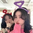 thumbnail image 5 of Teletubbies Headband Anime Cartoon Hair Band Cute Three-Dimensional Hair Band,red，1 pack, 5 of 5