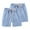 Blue, variant on yillto Toddler Boys Girls Shorts 2 Pack Cotton Linen Summer Casual Shorts Kids Solid Color Short Pants