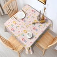 thumbnail image 2 of Fairy Tale Princess Pattern Square Tablecloth,Waterproof Square Table Cover,Wipeable Spillproof Washable Table Cover for Home Kitchen Party Decor 60"x60"(152x152cm), 2 of 6