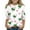 Pink, variant on Girls Long Sleeve Crewneck Shirt with Candy Cane Bow and Heart Print Casual Pullover Top for Children Kids