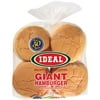 Ideal: Giant Hamburger Enriched Buns, 17 Oz