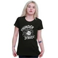 thumbnail image 4 of Thunderstruck Funny Bowling Novelty Womens Fitted Plus Size Graphic Tee Brisco Brands 2X, 4 of 5