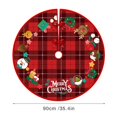 thumbnail image 2 of Falda de árbol de Navidad, alfombra, alfombra para el suelo, manta para exteriores, alfombra navideña, decoración para el hogar y Año Nuevo, H, 2 of 8
