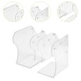 thumbnail image 6 of deevoka Adjustable Clear Bookend Compact Book End for Study Room Bedroom Living Room, 6 of 9