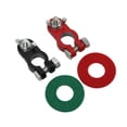 thumbnail image 2 of Positive Negative Clamp, Bakelite Insulation Universal Rustproof Repairing Battery Terminal Connector Aluminium Alloy  for 17-19mm Batteries, 2 of 7