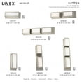 thumbnail image 2 of Livex Lighting Sutter 6.5W LED Metal ADA Bath Vanity Lighting in Brushed Nickel, 2 of 11