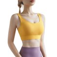 thumbnail image 1 of Ropa interior de mujer Mujeres Yoga Sujetador Deportes U Cuello Entrenamiento Jogging Wirefree Casual Tank Tops Romacci Ropa interior de mujer, 1 of 7