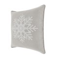 thumbnail image 2 of Snowflake Pillow - 16x16 - Red Velvet, 2 of 4
