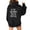 Black_001, variant on Fgnfyis Women's "IF I'm Too Much Go Find Less" Print Hooded Sweatshirt Long Sleeve Pullover for Winter Casual Comfortable and Stylish Wear Black XL