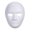 thumbnail image 4 of Halloween DIY White Paper Mask Pulp Blank Máscara pintada a mano Mascarada Máscara 10 piezas, 4 of 8
