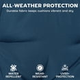 thumbnail image 3 of Outdoor Chaise Lounge Cushion,4" Thick Lounge Chair Cushions with Non-Slip Ties,Water-Resistant and Fade Resistant Lounger Replacement for Patio,21"x72 ", 3 of 5
