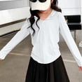thumbnail image 6 of Girls UPF 50+ Sun Protection Jacket White Hooded Zip Up Lightweight Breathable Summer Outdoor Activewear for Kids 4-14,Size 7-8 T, 6 of 7