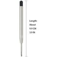 thumbnail image 2 of MengRan 3.9'' Ballpoint Ink Pen Refills for Click Pens,1mm Medium Tip,Compatible with Parker Pen Refill (Pack of 10) (Black Ink), 2 of 5