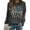 Dark Gray, variant on Womens Oversized Sweatshirts Long Sleeve Letter Printed Tops Crew Neck Comfy Fall Winter Pullover 2025 Fashion Outfits Clothes