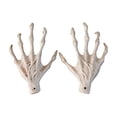 thumbnail image 2 of Realistic Plastic Skeleton Hands Halloween Decor, Witch Claw Undead Ghost Hand Ornaments, Spooky DIY Wreath Garland Accessories for Yard Wall Tabletop Halloween Indoor Outdoor Decoration Supplies, 2 of 9