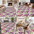 thumbnail image 5 of 8'x10' Area Rugs, Pink Purple Green Indoor Outdoor Area Rug for Living Room Bedroom, Modern Ethnic Geometric Abstract Washable Bathroom Rugs Kitchen Floor Carpet Mats Home Decor Aesthetic, 5 of 8