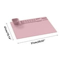 thumbnail image 4 of Kids Silicone Painting Pad | DIY Art Craft Mat with 14 Paint Wells & Brush Holder | Non-Slip, Heat-Resistant Surface | Scale Markings | Gift for Young Artists & Crafters, 4 of 6