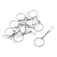 thumbnail image 1 of 10pcs Llavero Llavero Carrete de seguridad Mosquetón Clip de cuerda, 1 of 9