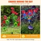 thumbnail image 3 of Luces de jardín decorativas al aire libre, luces solares de flores del anochecer al amanecer, luces solares de estaca de jardín, 3 of 7