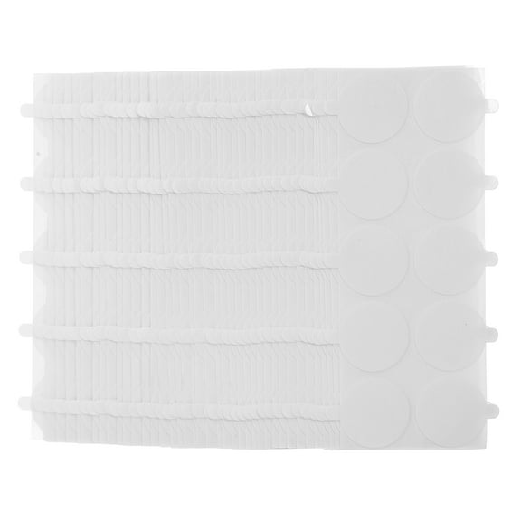 Worgeous 400 Pcs Seal Seal Sticker Envelope Sealing Products 2.50X2.50X0.02CM White