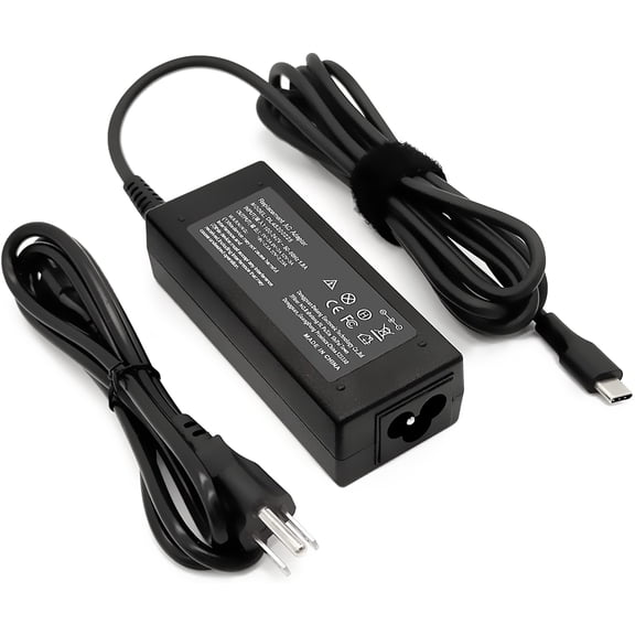 NATNO 45W Type C USB-C Power Cord for Dell XPS 13 9350, Latitude 12 5285, 13 9350, Chromebook 13 3380, Insprion 13 7368; Google Pixel 2 Pixel 3; Samsung Galaxy Note 9 S10 Phone, Chromebook Plus, Pro