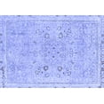 thumbnail image 1 of Ahgly Company Indoor Rectangle Abstract Blue Modern Area Rugs, 5' x 7', 1 of 4