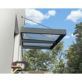 thumbnail image 6 of Palram - Canopia Sophia XL 2000 6' x 5' Awning - Gray/Clear, 6 of 10