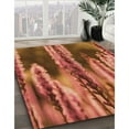 thumbnail image 2 of Ahgly Company Indoor Round Patterned Tomato Sauce Red Area Rugs, 8' Round, 2 of 6