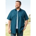 thumbnail image 5 of KingSize Men's Big & Tall Solid Wrinkle-Resistant Short Sleeve Button Down, 5 of 6