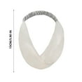 thumbnail image 3 of HongHeng 1Pc Elastic Hair Wraps and Adjustable Satin Headbands Twisted Turban Band for Face Washing, Women and Girls Hair Accessory, 3 of 7