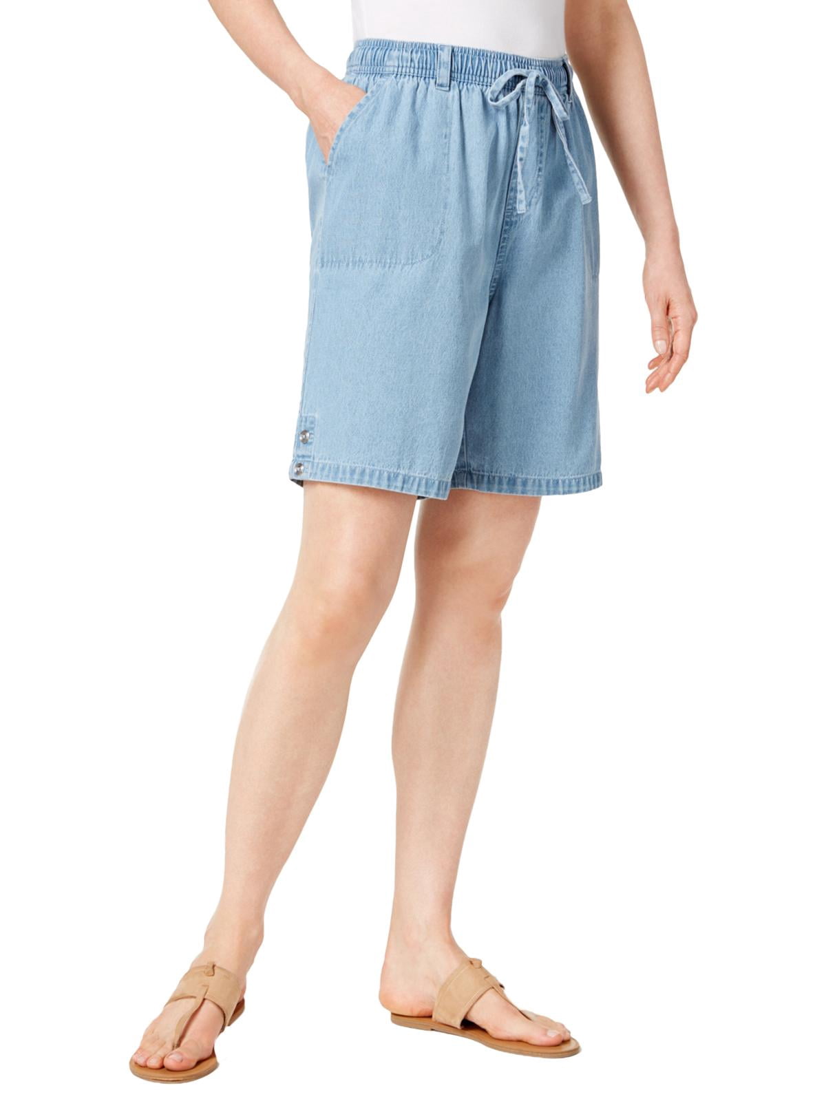 Karen Scott Womens Lisa Denim 