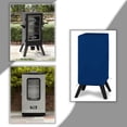 thumbnail image 7 of COVERS&ALL Vertical Square Electric Smoker Cover, 18 Oz Heavy Duty Waterproof UV & Weather Resistant Grill Cover, Outdoor Grill Protector with Air Vents & Drawstrings (23" W X 17" D X 33" H, Blue), 7 of 7